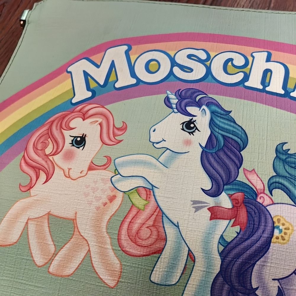 NWT Moschino x My Little Pony Capsule Collection Mini Clutch Wristlet bag - Picture 5 of 6